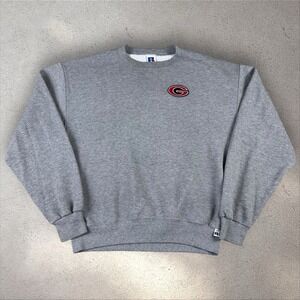 Vintage Georgia Bulldogs Russell‎ Athletic Embroidered Crewneck Sweatshirt Sz L